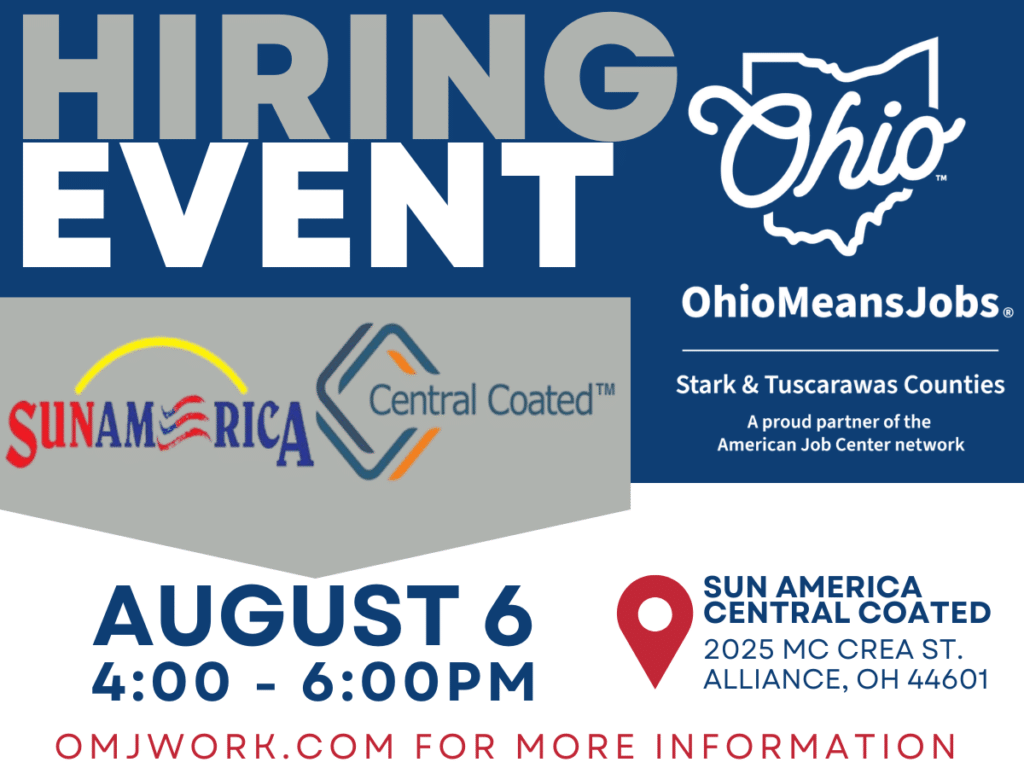 HIRING EVENT – Central Coated Products (ON-SITE AT THE EMPLOYER!)